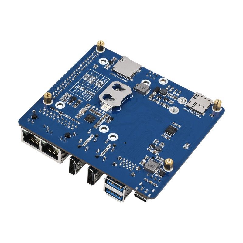 Raspberry Pi Compute Module 4 I/O Board з Dual Gigabit Ethernet та підтримкою 5G/4G