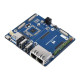 Raspberry Pi Compute Module 4 I/O Board з Dual Gigabit Ethernet та підтримкою 5G/4G