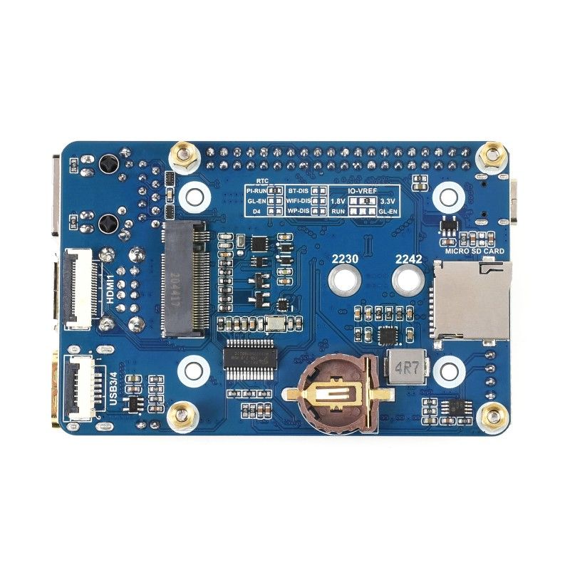 Raspberry Pi Compute Module 4 I/O Mini Base Board (B) (19602) плата розширення для CM4