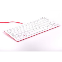 Офіційна клавіатура Raspberry Pi Keyboard червона/біла UK