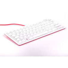 Офіційна клавіатура Raspberry Pi Keyboard червона/біла UK