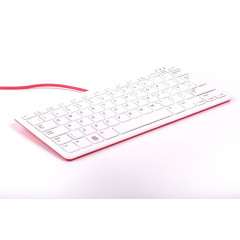 Офіційна клавіатура Raspberry Pi Keyboard червона/біла UK