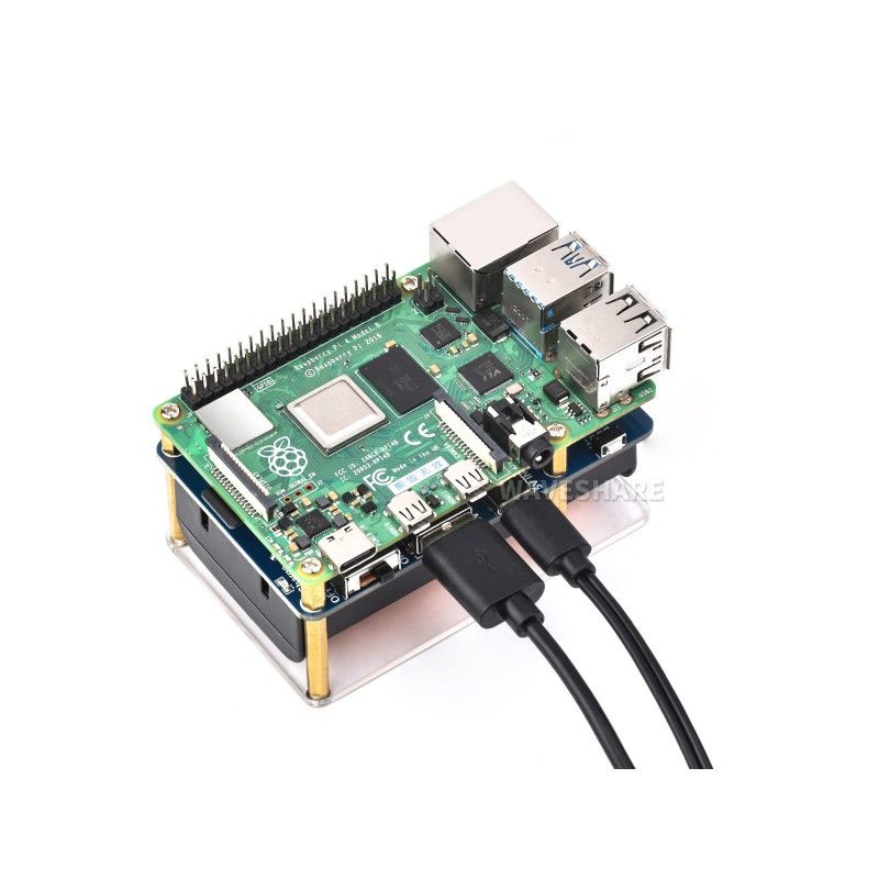 Плата розширення живлення Raspberry Pi UPS HAT (25567)