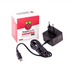 Блок живлення Raspberry Pi 4 Model B, оригінальний, чорний UK