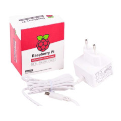 Блок живлення Raspberry Pi 4 Model B, оригінальний, білий 
