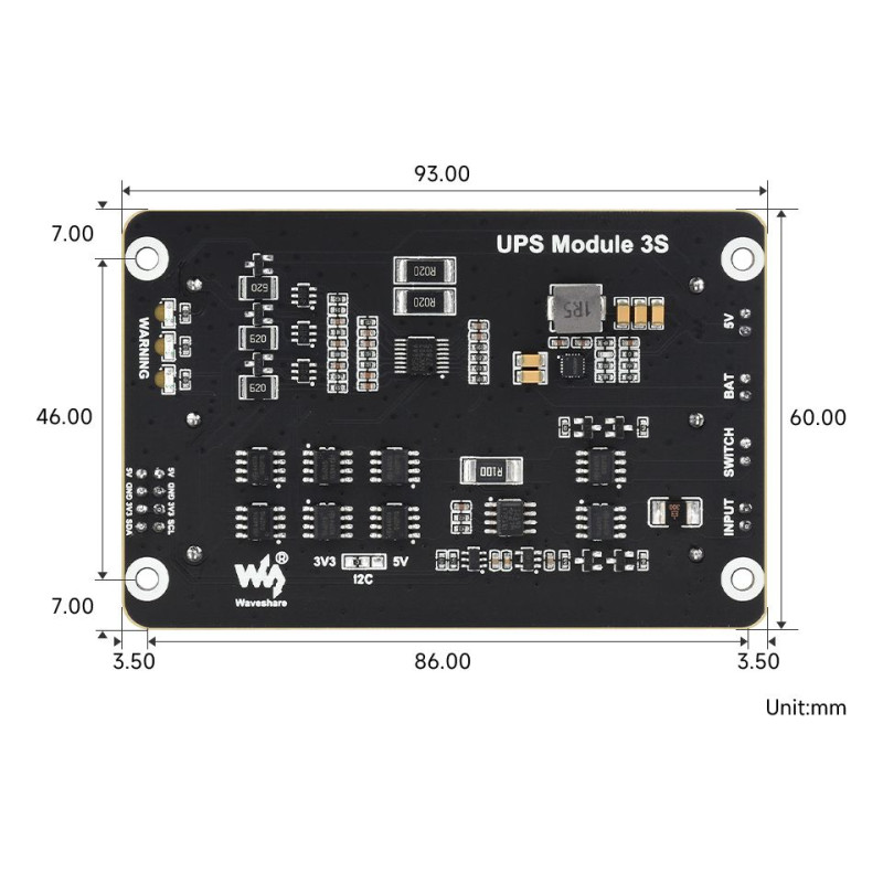 Джерело Безперебійного Живлення 5V/5A UPS Module 3S (25603)