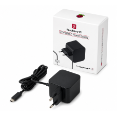 Офіційний блок живлення Raspberry Pi 27W USB-C чорний EU