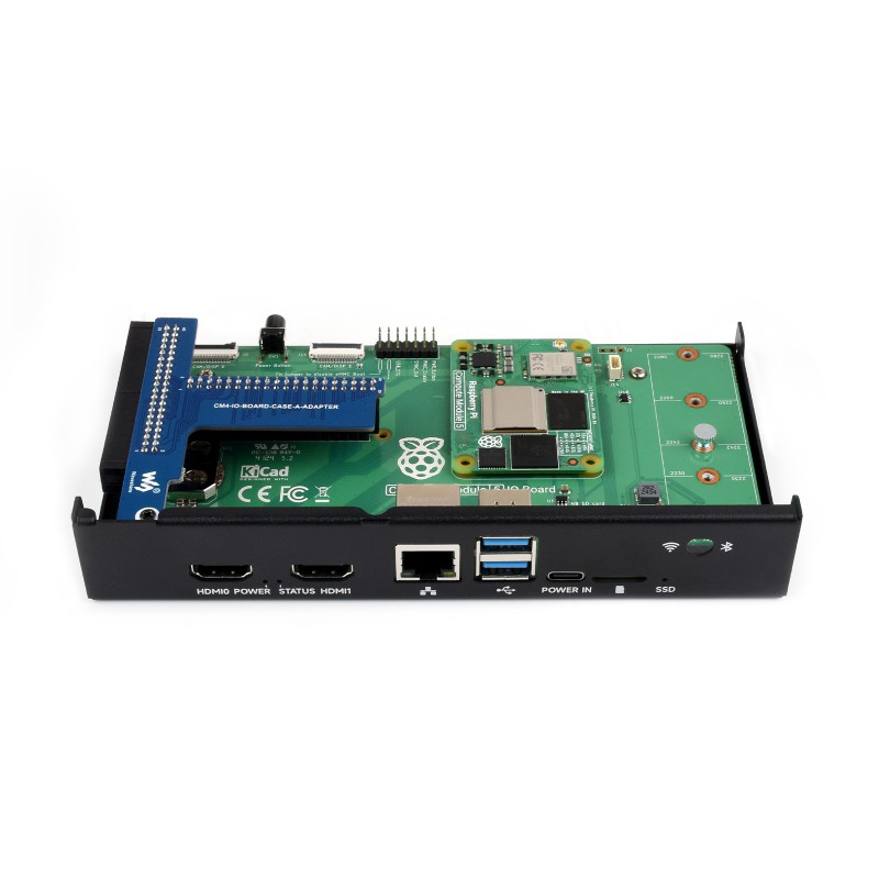 Raspberry Pi Корпус Compute Module 5 I/O Board Metal Case (30314)