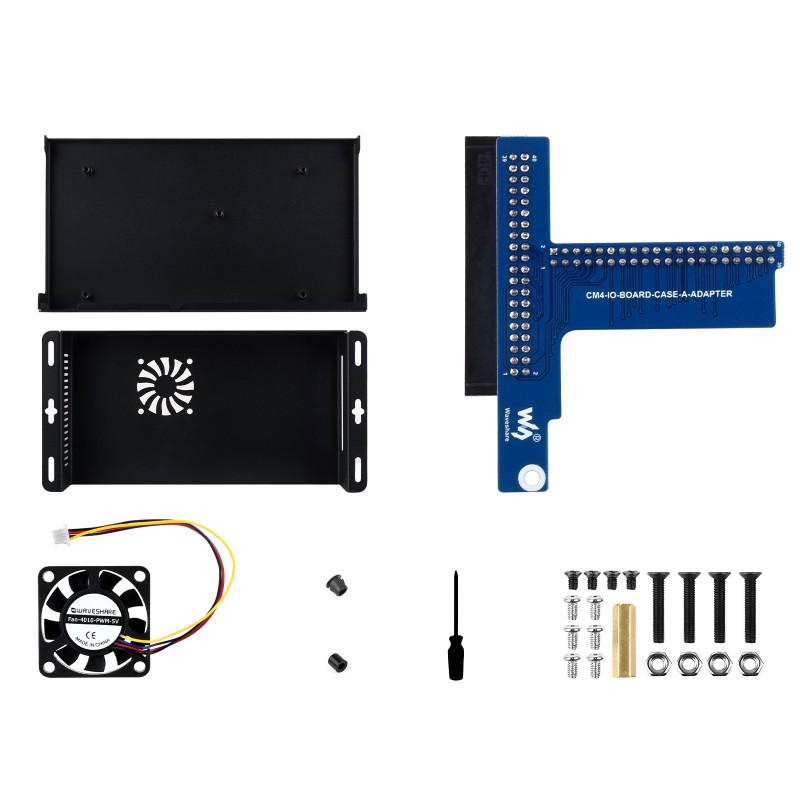 Raspberry Pi Корпус Compute Module 5 I/O Board Metal Case (30314)