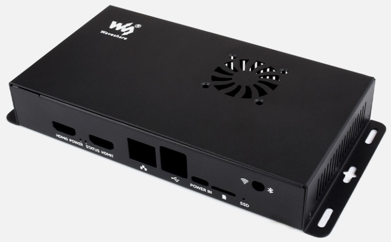Металевий корпус CM5-IO-BOARD-CASE-A для Raspberry Pi Compute Module 5 IO Board