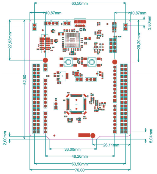 Відладочна плата NUCLEO-G491RE STM32 Nucleo-64 Відладочна плата STMicroelectronics NUCLEO-G491RE STM32 Nucleo-64