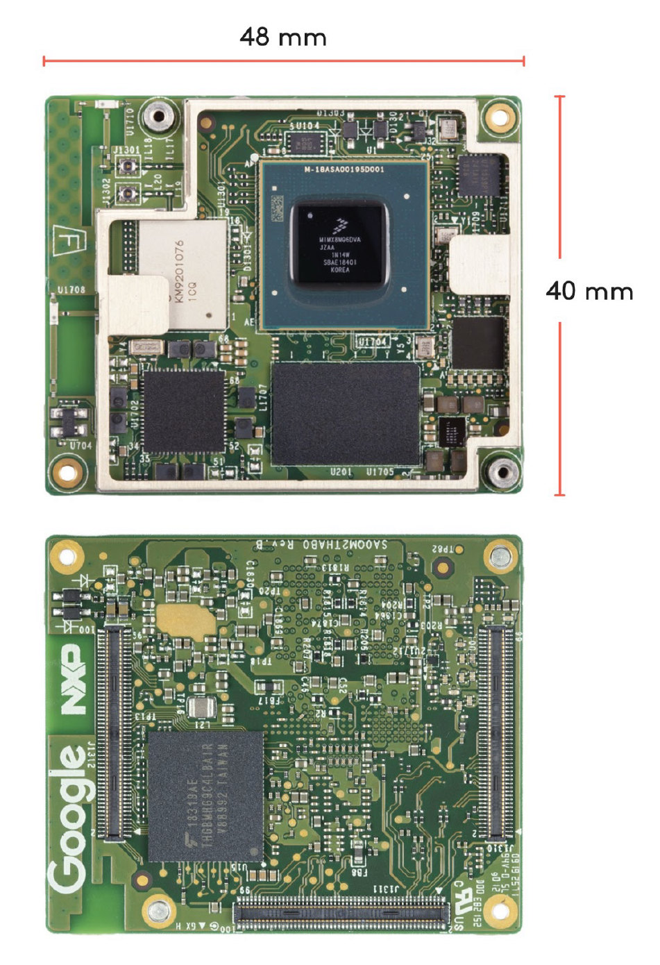 Модуль Coral SoM з Edge TPU