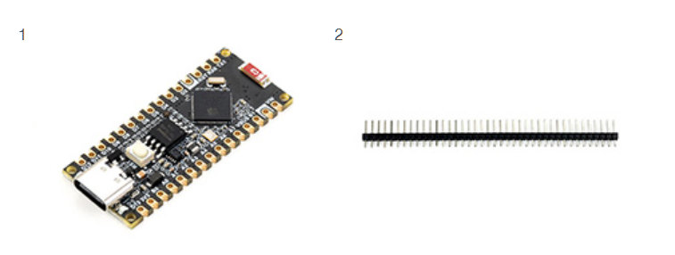 Упаковка або комплект ESP32-S3 Nano