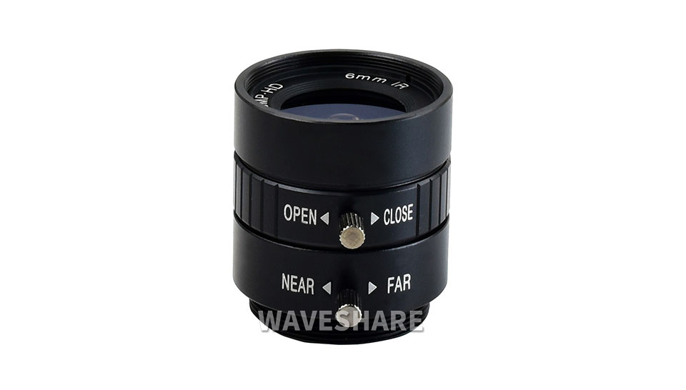 Комплект поставки об'єктива Raspberry Pi Wide Angle Lens 6mm
