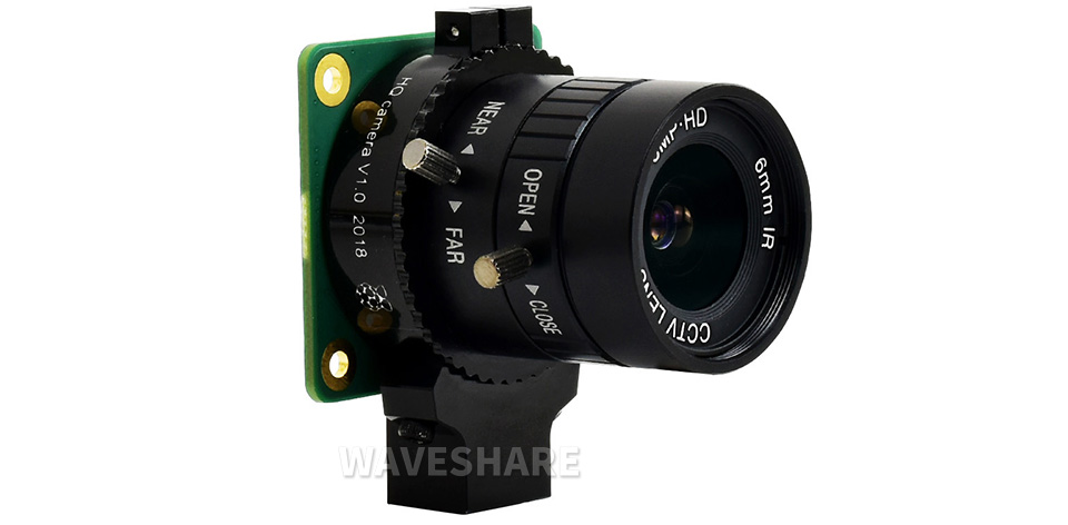 Деталі кріплення об'єктива Raspberry Pi Wide Angle Lens 6mm