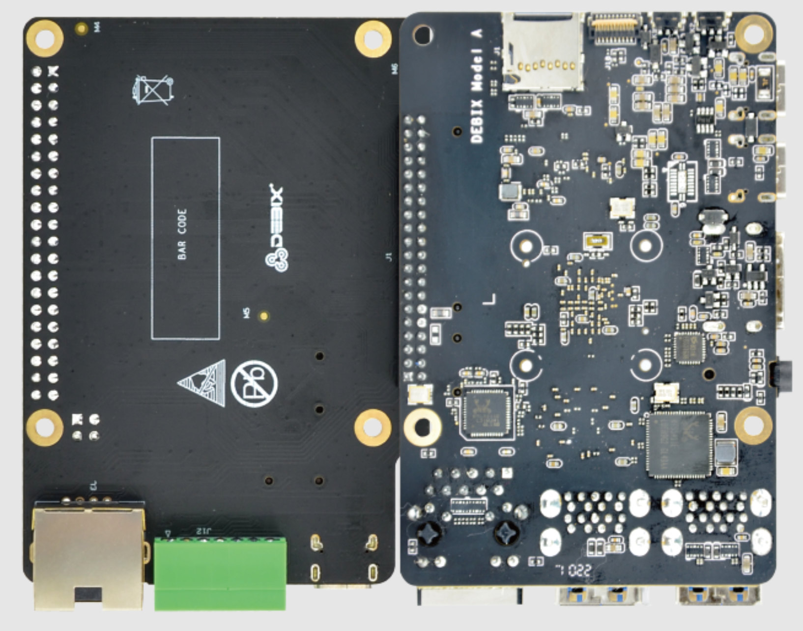 Підключення DEBIX I/O Board до Model A — крок 2