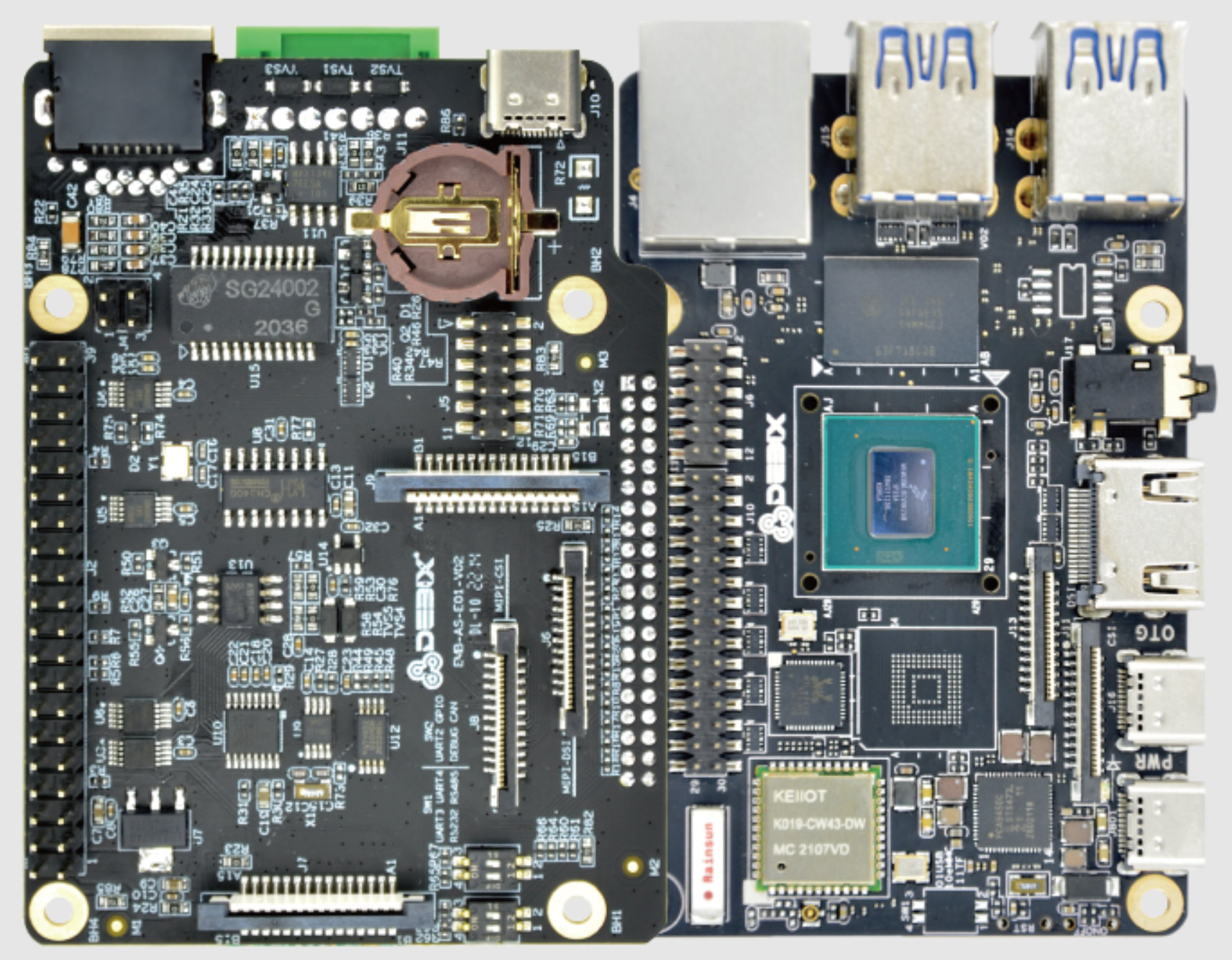 Підключення DEBIX I/O Board до Model A — крок 1