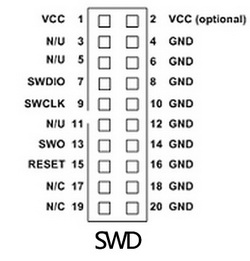Розпіновка SWD 10-pin