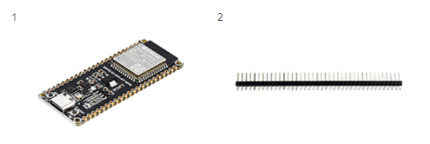 Упаковка або комплект ESP32-S3-DEV-KIT-N8R8