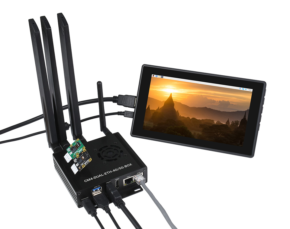 Waveshare 21108 — міні-комп’ютер Dual Gigabit Ethernet 5G/4G
