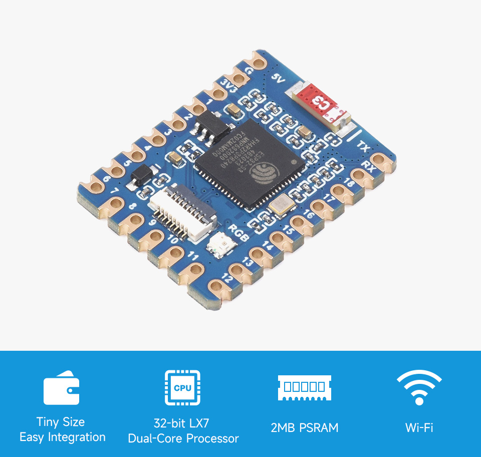 ESP32-S3 Tiny Kit — загальний вигляд
