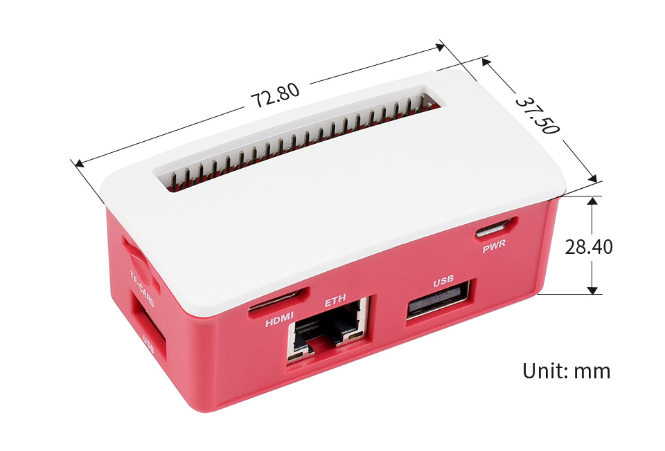 ETH-USB-HUB-BOX — розміри