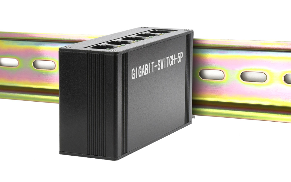 Gigabit-Switch-5P — деталі промислового виконання