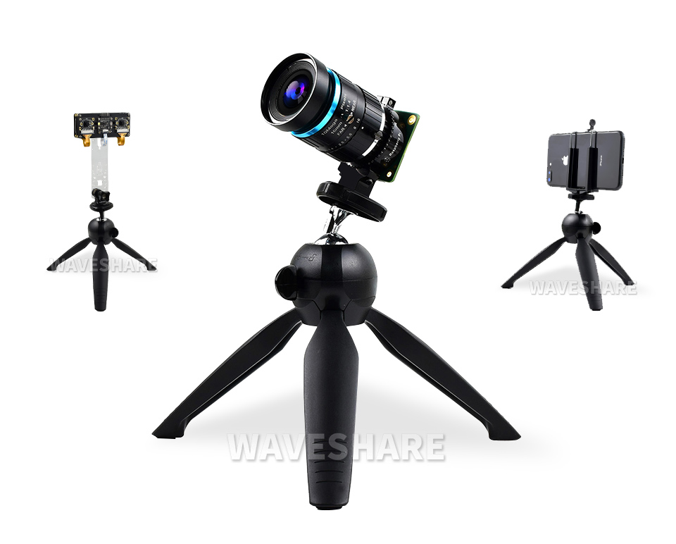 Mini Tripod (18065) Waveshare для Raspberry Pi HQ Camera
