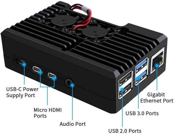 Armor Case Active Cooling для Raspberry Pi 4B