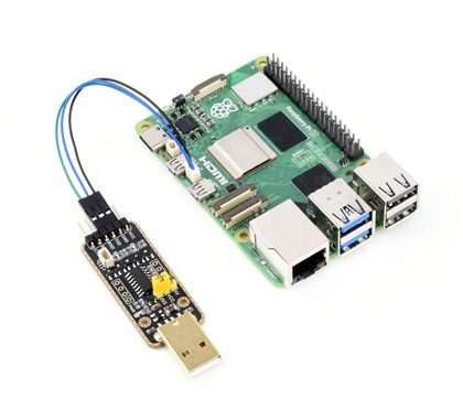 Варіанти підключення Pi UART Debugger до Raspberry Pi 5 Схема підключення Pi UART Debugger через 6-контактний та 3-контактний роз’єми