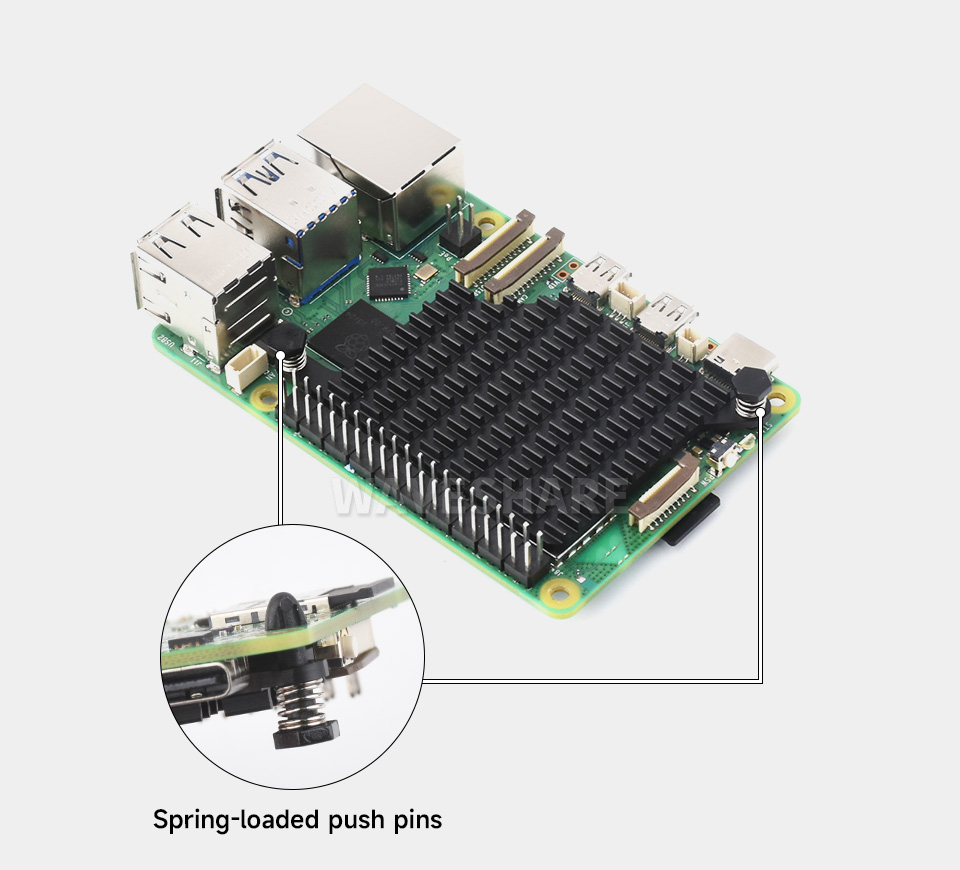 Pi5-Passive-Cooler-C: монтаж на Raspberry Pi 5