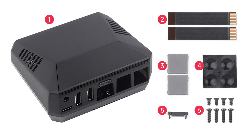 Комплектація Argon ONE V3 з NVMe для Pi 5