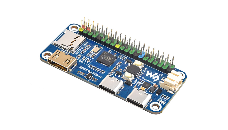 Комплект поставки Waveshare RP2040-PiZero Development Board (25506)