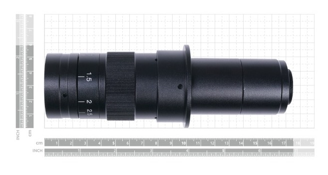 Габаритні розміри об’єктива Raspberry PI 300x Microscope Lens