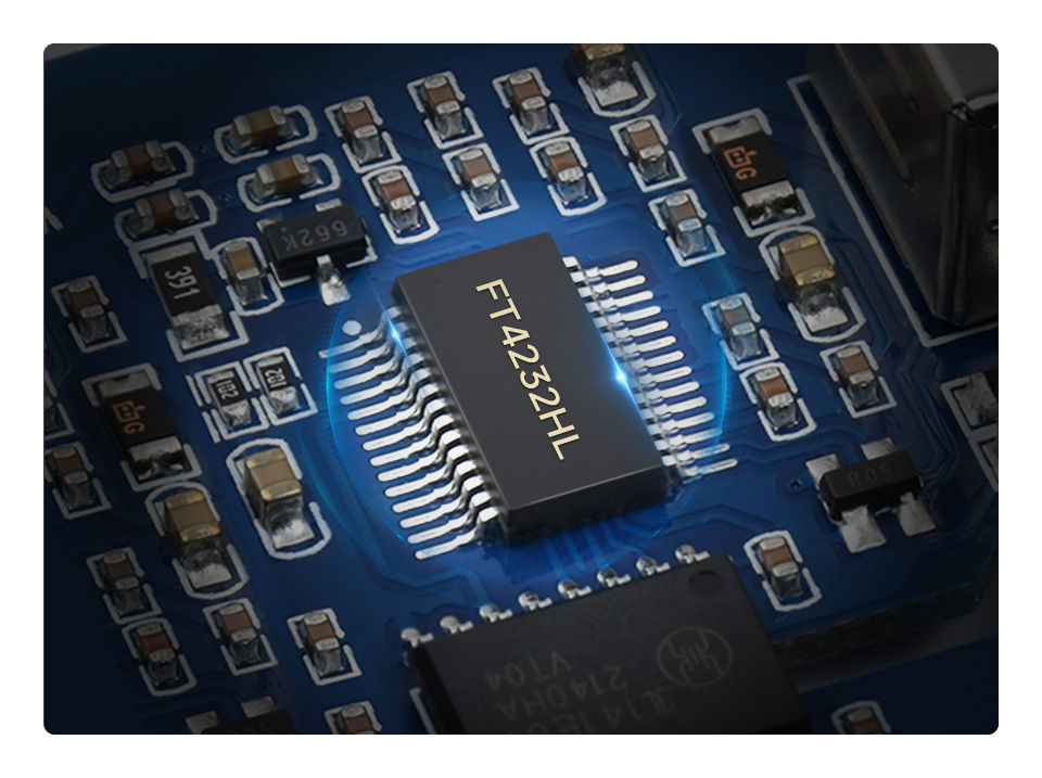 Чіп FT4232HL на платі USB TO 4CH Serial Converter