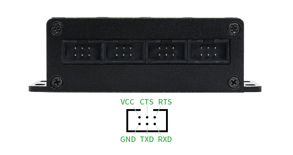 Розпіновка вихідного роз’єму адаптера USB TO 4CH TTL