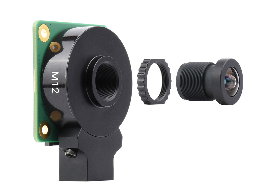 Об'єктив Raspberry PI 3.56mm Lens M12, вигляд зблизька